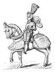 Image showing Knight in armour