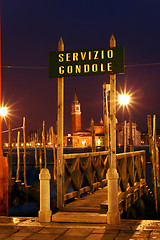 Image showing Servizio gondole