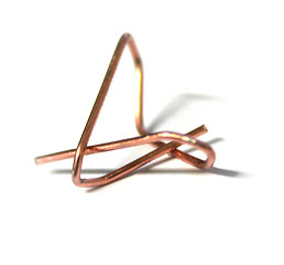 Image showing Twisted paper-clip