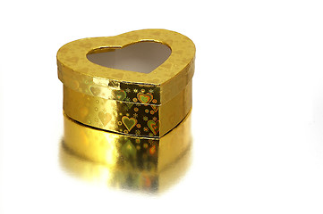 Image showing A heart-shaped box