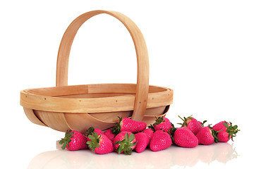 Image showing Pink  Strawberries 