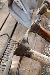 Image showing Old tools