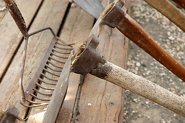 Image showing Old tools