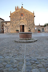 Image showing Medieval Church in Monteriggioni