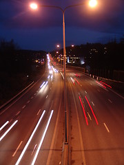 Image showing Road by night