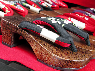 Image showing Japanese slippers