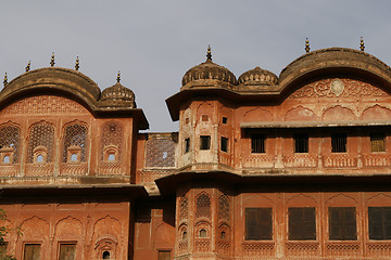 Image showing Beautiful old building of Jaipur (Pink City). India