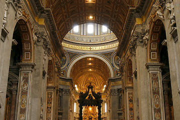 Image showing St. Peter's Basilica in Vatican (Basilica Papale di San Pietro)