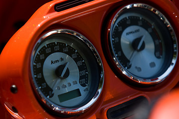 Image showing Vehicle instrument panel