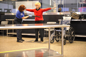 Image showing Airport Security-TSA Scan