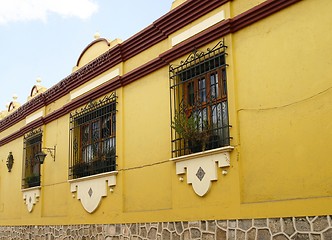 Image showing Typical bright Mexican house