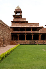 Image showing Abandoned temple in Fatehpur Sikri complex, Rajasthan, India