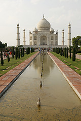 Image showing Beautiful mosque Taj Mahal in Agra, India