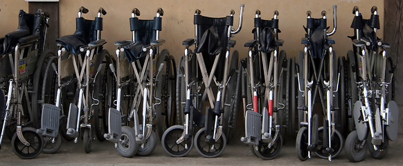 Image showing Wheelchairs