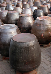 Image showing Kimchi pots