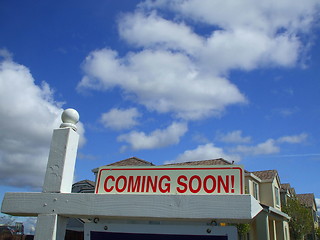 Image showing Coming Soon Sign