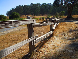 Image showing Rustic Fence