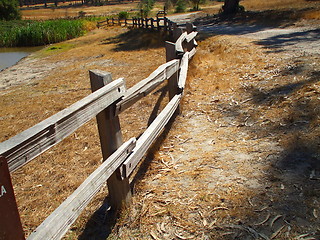 Image showing Rustic Fence