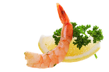 Image showing Lemon shrimp