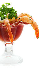 Image showing Shrimp cocktail