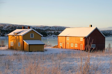 Image showing Farm in winter