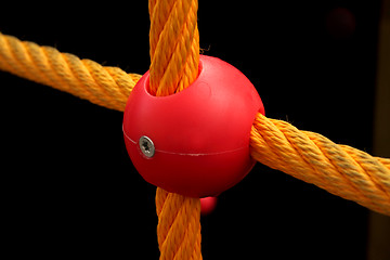 Image showing Plastic bond and ropes