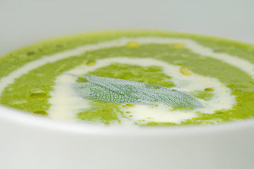 Image showing spinach soup