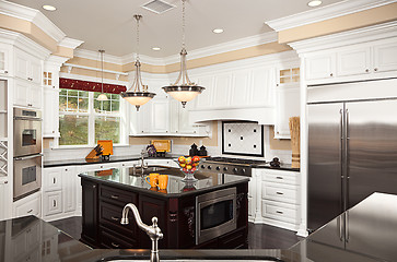 Image showing Beautiful Custom Kitchen Interior