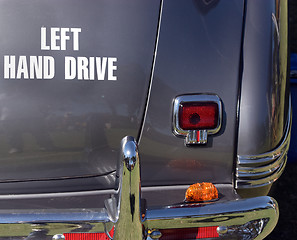 Image showing Left Hand Drive Car