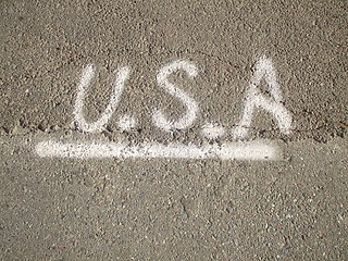Image showing USA Sign