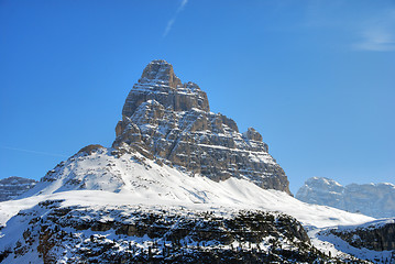 Image showing Alps Winter, Dolomites, Italy, 2007