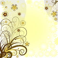 Image showing Floral  background 