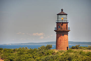 Image showing Aquinnah Beach Lighthouse, MA, August 2008