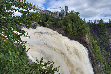 Image showing Montmorency Falls, Quebec, Canada