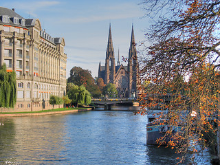 Image showing Detail of Strasbourg River, France, 2006