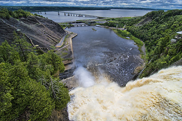 Image showing Montmorency Falls, Quebec, Canada