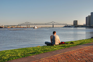 Image showing Sunset in New Orleans