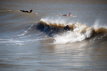 Image showing Surfer in Galveston, Texas, 2008