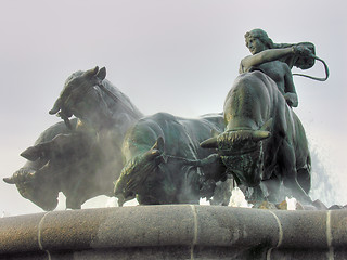 Image showing Fountain in Copenhagen, Denmark