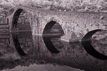 Image showing Devils Bridge, Garfagnana, Italy