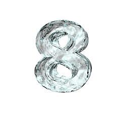 Image showing frozen number eight