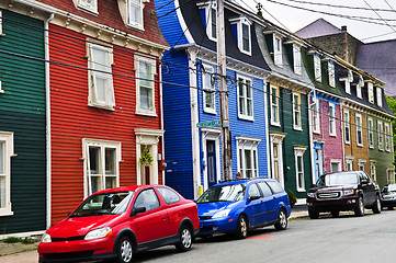 Image showing Colorful houses in St. John's