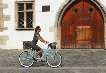 Image showing Urban cycling