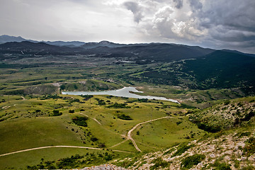 Image showing Landscape of a mountain valley in Crimea, Ukraine