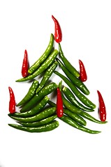 Image showing Chili New Year Tree