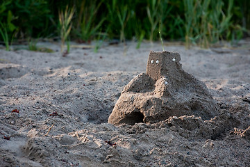 Image showing sand castle