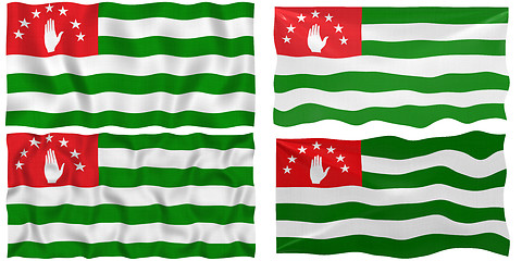 Image showing Flag of Abkhazia