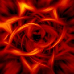Image showing Background Flames Red