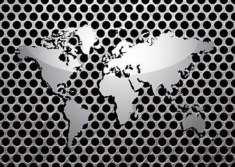 Image showing metal grill world