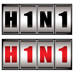 Image showing h1n1 dial